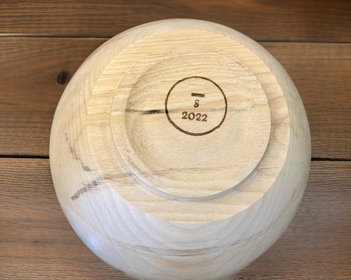 Ermine Birchwood Bowl- 8”