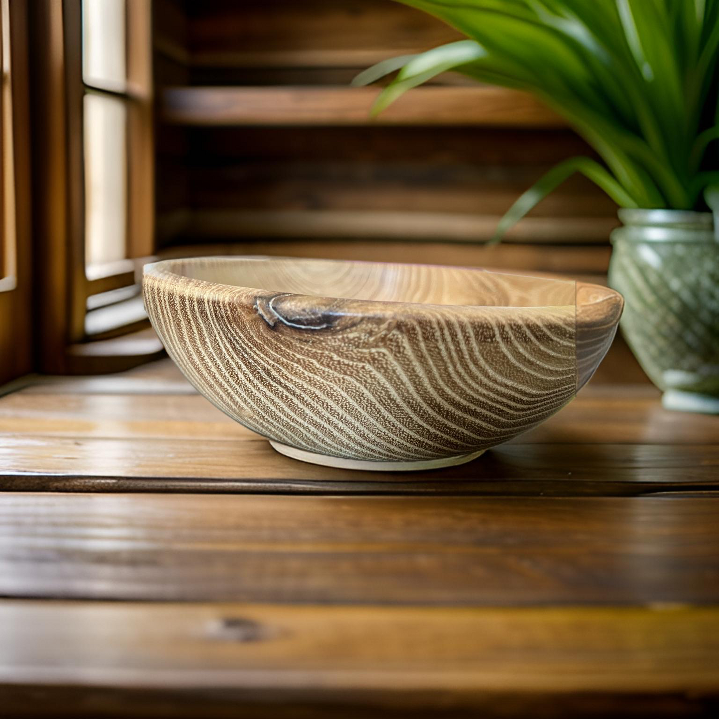 Rosin Grain Black Locust Bowl- 6.3”