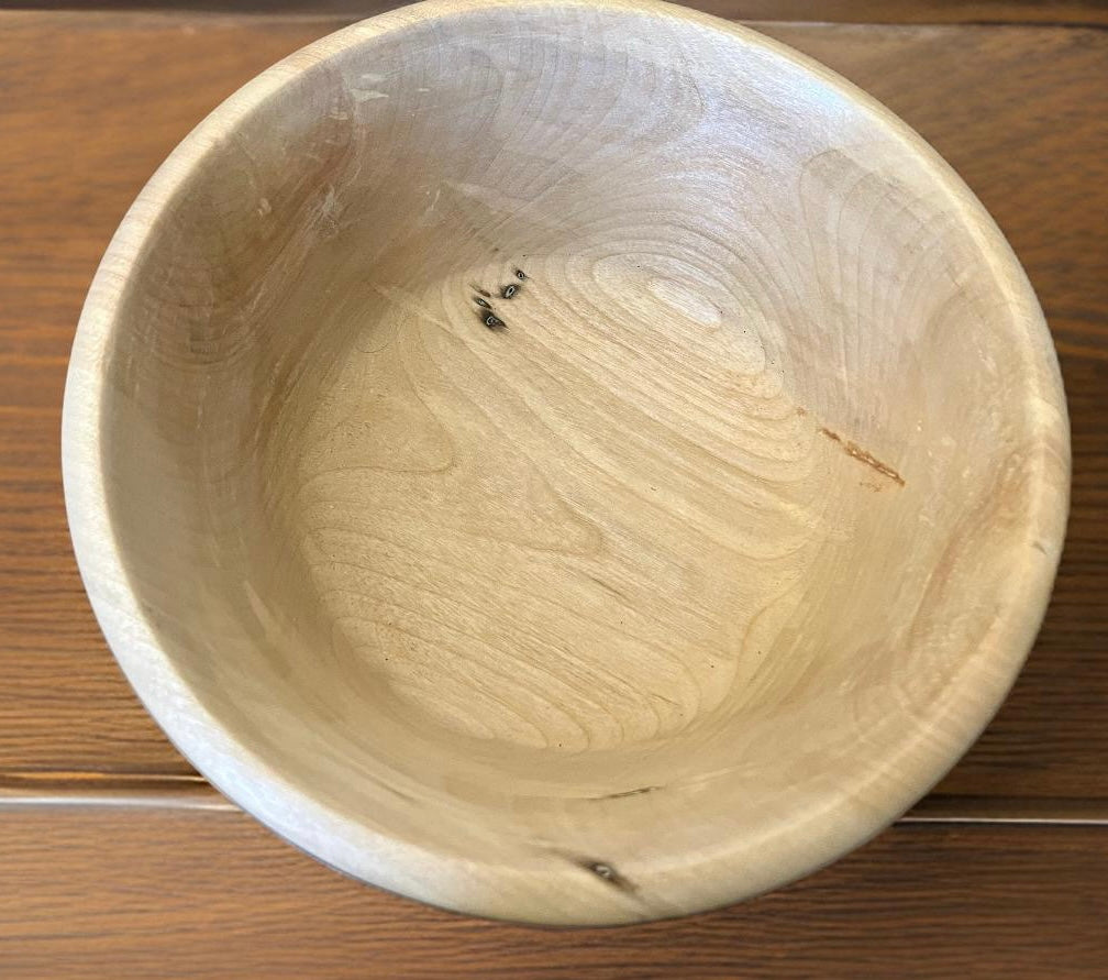 Ermine Birchwood Bowl- 8”