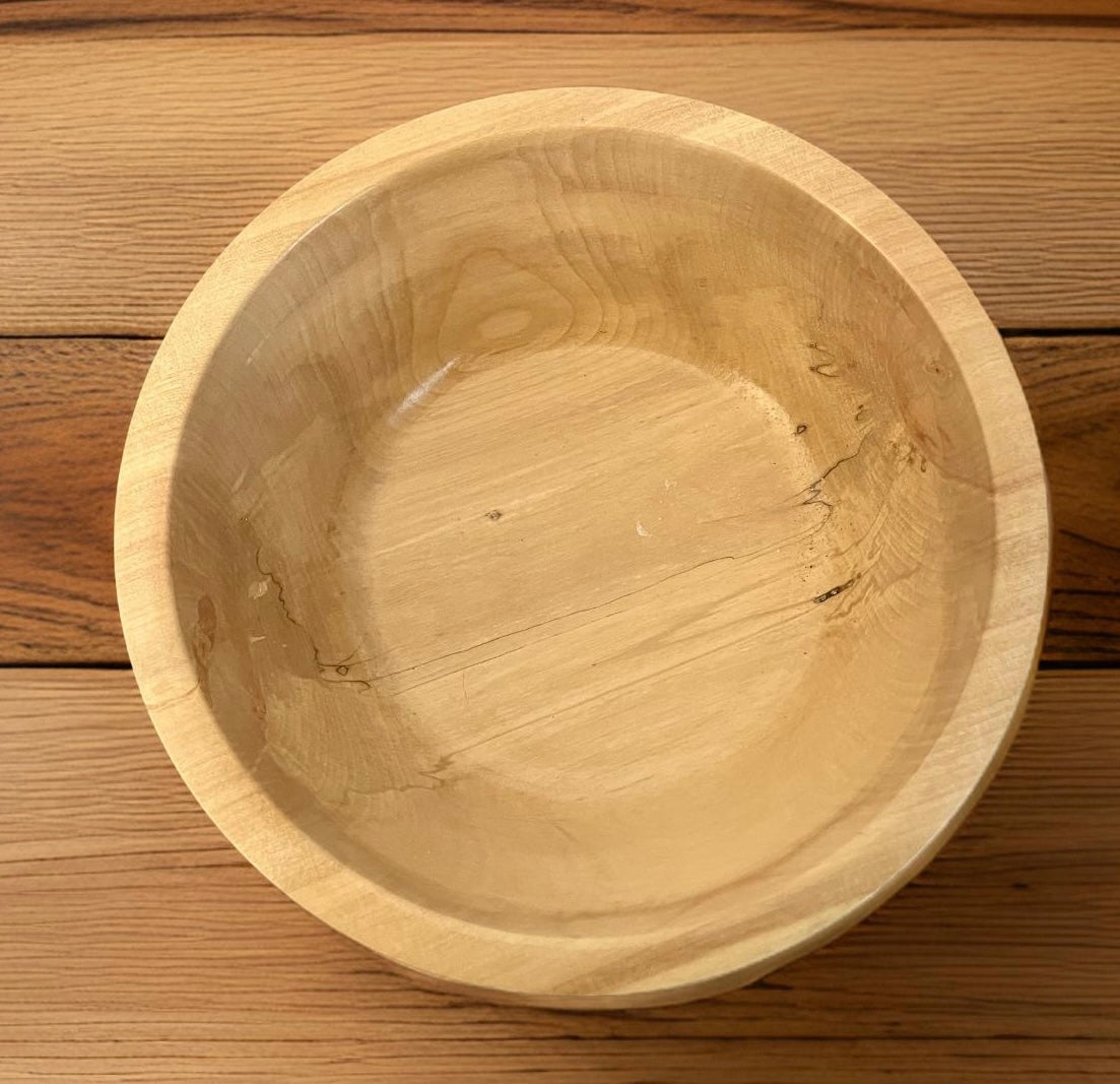 Ink and Honey Birchwood Bowl- 6.75”